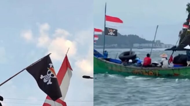 Bendera Bajak Laut Jelang HUT RI 2025 Sebagai Simbol Perlawanan Rakyat!!!